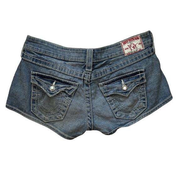 True Religion Pants - True Religion Disco Josie Big T Shorts 28